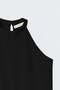 Halter Neck Blouse - Black - 5