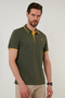 Cotton Regular Fit Buttoned Polo Collar 4-Pack t Shirt Men's Polo Collar t Shirt 590211827S4 - 2