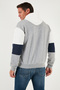 Cotton Relaxed Fit Hooded Inside Fuzzy Soft Ribbed Sweat Men's Sweat 5905299 - 7