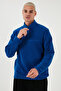 Regular Fit Anti-Pilling Non-Pilling Mock Neck Cold-Proof Fleece-Lined Fleece Men's Pola - 4