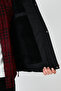 Slim Fit Faux Fur Plush Lined Removable Hooded Sweater Men's COAT 5761080 B - 5