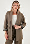 Regular Fit Classic Collar Patterned Lining Detailed Blazer Jacket Jacket 6839227 - 5