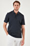 Cotton Regular Fit Buttoned 2-Pack Polo Neck T-Shirt Men's Polo Neck T-Shirt - 3