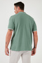 Cotton Regular Fit Stripe Detailed Buttoned Polo Collar 3-Pack t Shirt Men's t Shirt 5902118 - 6