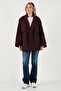 معطف ترنش كوت مبطن بأزرار وياقة مزدوجة وقصة مريحة TRENCH COAT 6839580 - 2