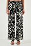 Patterned Standard Fit High Waist Wide Leg Pants Pants 5869019 - 2