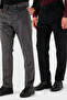 Normal Bel Regular Fit Straight Leg 2-Pack Velvet Trousers Men's Velvet Pants 645Merlins2