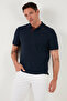 Cotton Regular Fit Stripe Detailed Buttoned Polo Collar 3-Pack t Shirt Men's t Shirt 5902118 - 3