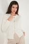 Premium Comfort Fit Round Neck Crop Knitwear Cardigan Cardigan 680Hi00164 - 7