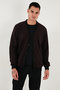 Cotton Regular Fit Buttoned V-Neck Cardigan Men's Cardigan 456205 - 2