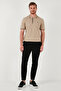Cotton Regular Fit Stripe Detailed Buttoned Polo Collar 3-Pack t Shirt Men's t Shirt 5902118 - 5