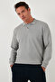 Cotton Regular Fit Buttoned Polo Collar Sweat Men's Sweat 5905739 - 4