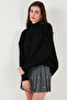 Premium Oversize Fit Turtleneck Soft Textured Knitwear Sweater Sweater 680Kz00469 - 6