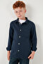 Cotton Single Pocket Plain Collar Shirt Boys' Shirt Cf24W129140G - 6