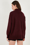 Premium Oversize Fit Turtleneck Soft Textured Knitwear Sweater Sweater 680Kz00469 - 7