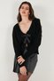 Premium Bead and Bow Detailed Regular Fit V-Neck Knitwear Cardigan Cardigan 680Hi00180 - 5