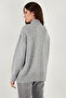 Premium Oversize Fit Turtleneck Soft Textured Knitwear Sweater Sweater 680Kz00469 - 7