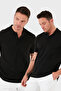 Cotton Regular Fit Buttoned 2-Pack Polo Neck T-Shirt Men's Polo Neck T-Shirt
