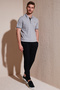 Cotton Regular Fit Stripe Detailed Buttoned Polo Collar 3-Pack t Shirt Men's t Shirt 5902118 - 5