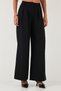 Wide Leg High Waist Wide Leg Pants with Pile Detail Pants 6522016 - 3