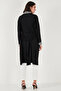 Modest Regular Fit Tie-Down Embroidered Hijab Long Kimono Cardigan Cardigan 5866173 - 7