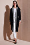 Modest Regular Fit Tie-Down Embroidered Hijab Long Kimono Cardigan Cardigan 5866173 - 3
