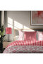 Rose Valley - Striped Floral Double Hybrid Duvet Cover Set - with Sheets - 2