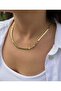 Thick Weave Gold Color Necklace - 2