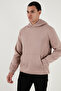 Regular Fit Hooded Kangaroo Pocket Fleece Lined Soft Sherpa Sweat Men's Sweat 5905281 - 6