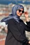 Silvery Chiffon Shawl