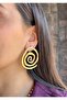 Gold Spiral Earrings - 2