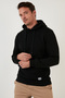 Regular Fit Hooded Kangaroo Pocket Fleece Lined Soft Sherpa Sweat Men's Sweat 5905281 - 6