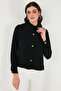 Rhinestone Regular Fit Shirt Collar Zip up Blouse Bluz 611Bz0493 - 4