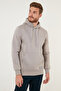 Regular Fit Hooded Kangaroo Pocket Fleece Lined Soft Sherpa Sweat Men's Sweat 5905281 - 5