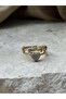 Ring with Heart Pattern - 4