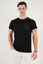 Crew Neck Cotton Slim Fit t Shirt Men's t Shirt 541Quint - 2