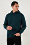 Regular Fit Hooded Kangaroo Pocket Fleece Lined Soft Sherpa Sweat Men's Sweat 5905281 - 3