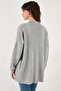 Flower Embroidered Oversize Fit V-Neck Buttoned Cardigan Cardigan 4616191 - 8