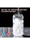 301-400ml Drinking Glasses Cup with Glass Straw 4pcs Set Can Shaped For Beer Iced Coffee Whiskey Sod - 6