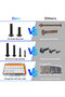 2085PCS 10.9 Alloy Steel Metric Screw Nut Washer Kit M2-M5, Hex Button Head Machine Bolts Assortm... - 2
