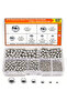 620pcs 620pcs 304 Stainless Steel Precision Balls Kit, 6 Sizes (1/4" 7/32" 3/16" 5/32" 1/8" 3/32") B - 8