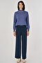 Çimalı Knitwear Trousers Navy Blue - 2