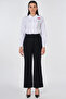 Dart Detailed Fabric Trousers Black - 3