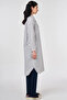 Stripe Pattern Cotton Long Tunic Black - 5