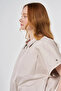 Bird's Eye Detailed Skirt Suit Stone - 6