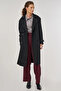 Epaulette Detailed Trench Coat Black - 2