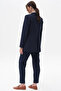 Fleto Pocketed Basic Jacket Navy Blue - 5