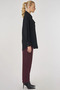 Stylish Tunic with Embroidery Detail Black - 6