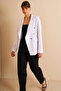 Buttoned Blazer Jacket Optical White - 2