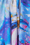 Flower Pattern Viscose Shawl Purple - 2